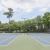 Tennis courts surrounded by trees
