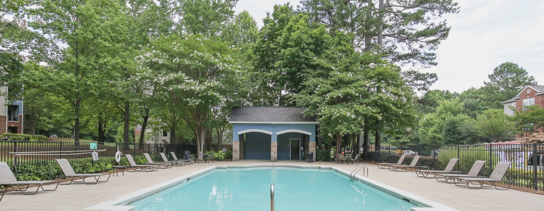 Swimming pool with sundeck